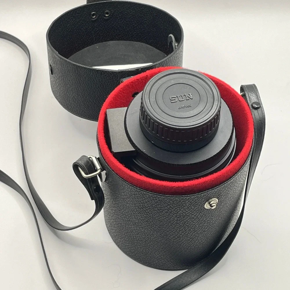 Spiratone Minitel 500mm f/8.0 Mirror Lens Made in Japan with Case and Filters